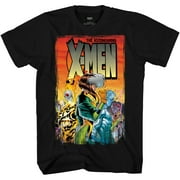 Comics X-Men Age of Apocalypse Rogue and Crew Adult Printed Short Sleeve T-Shirt, Black, Small